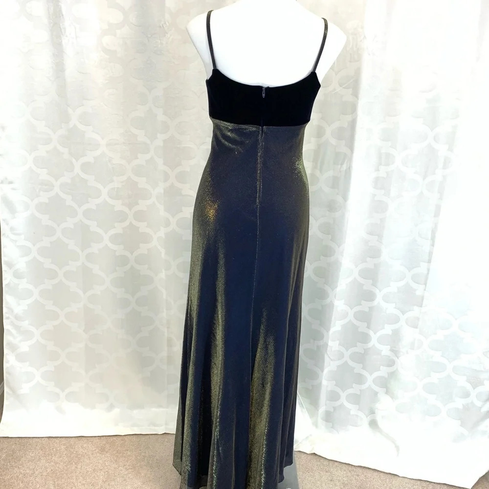 Betsy & Adam Vintage Iridescent Sleeveless Dress - Picture 3 of 7